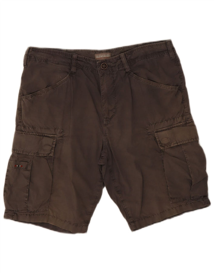 Pantaloni scurți cargo Napapijri pentru bărbați W32, gri mediu