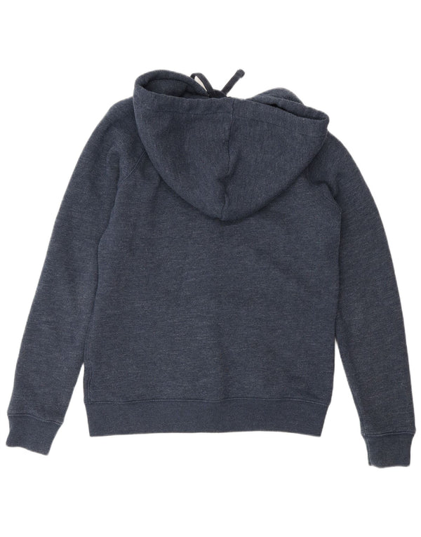 Pulover Jack Wills pentru femei, cu fermoar supradimensionat, UK 10, bleumarin, mic