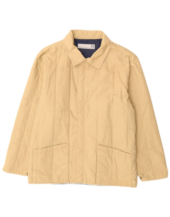 Jachetă de vânt pentru bărbați Sergio Tacchini UK 36 Mic Bej