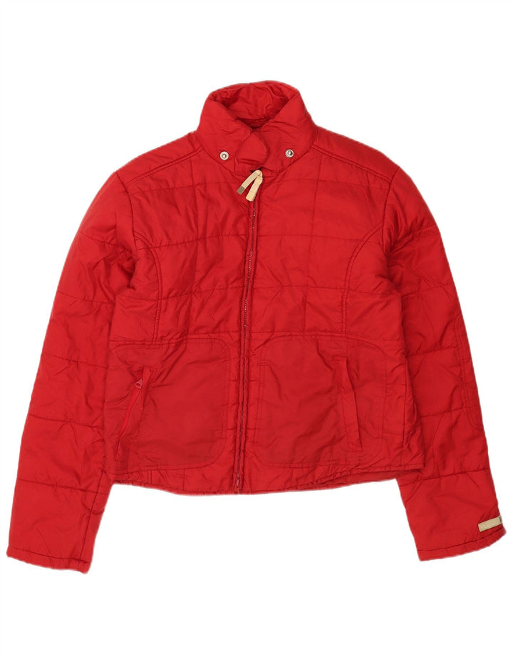 Jachetă căptușită Trafaluc pentru femei Zara UK 16 Large Red