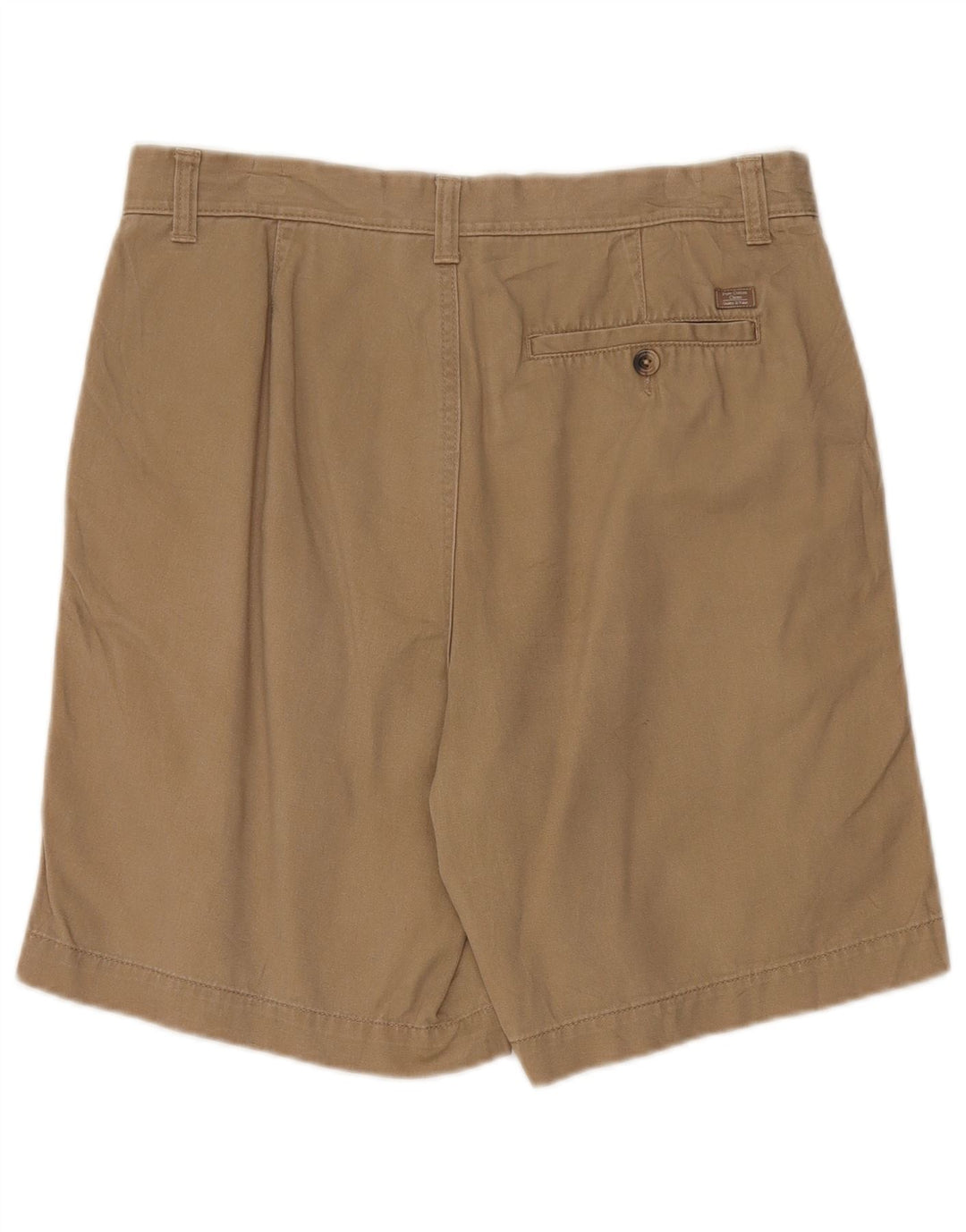 MARKS & SPENCER Pantaloni scurți chino pentru bărbați W32 bumbac maro mediu