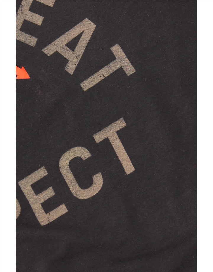 Tricou grafic Under Armour pentru bărbați Heat Gear Top Mediu Negru