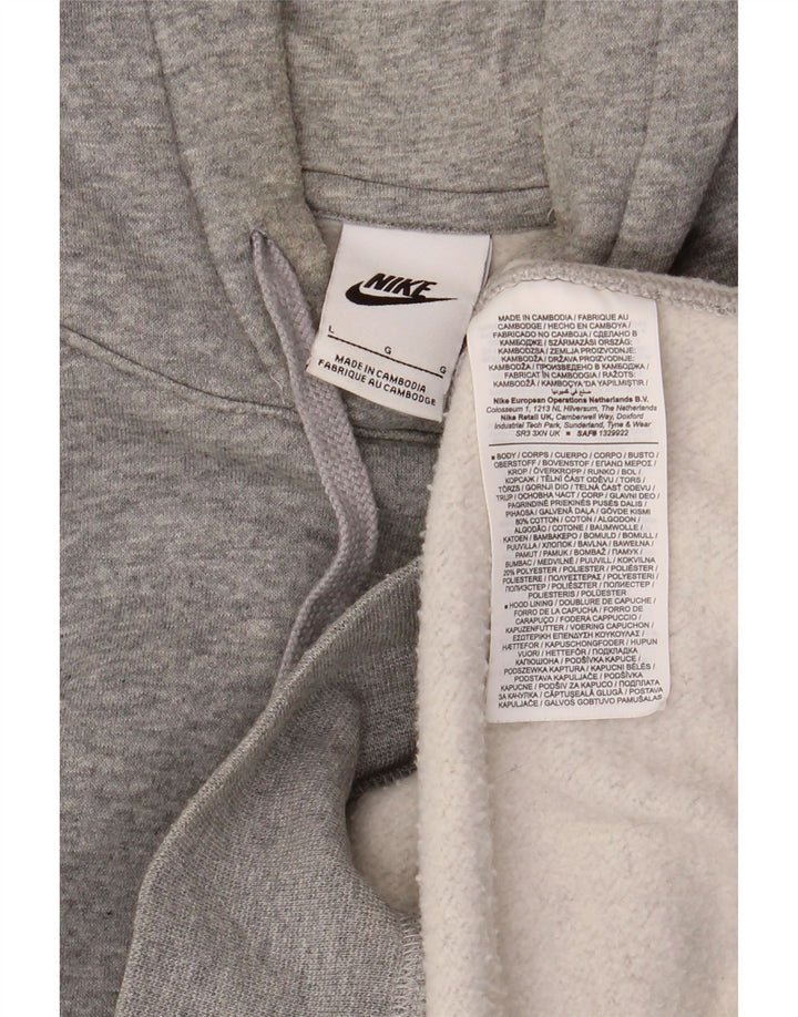 Pulover NIKE pentru bărbați, mare, gri, bumbac