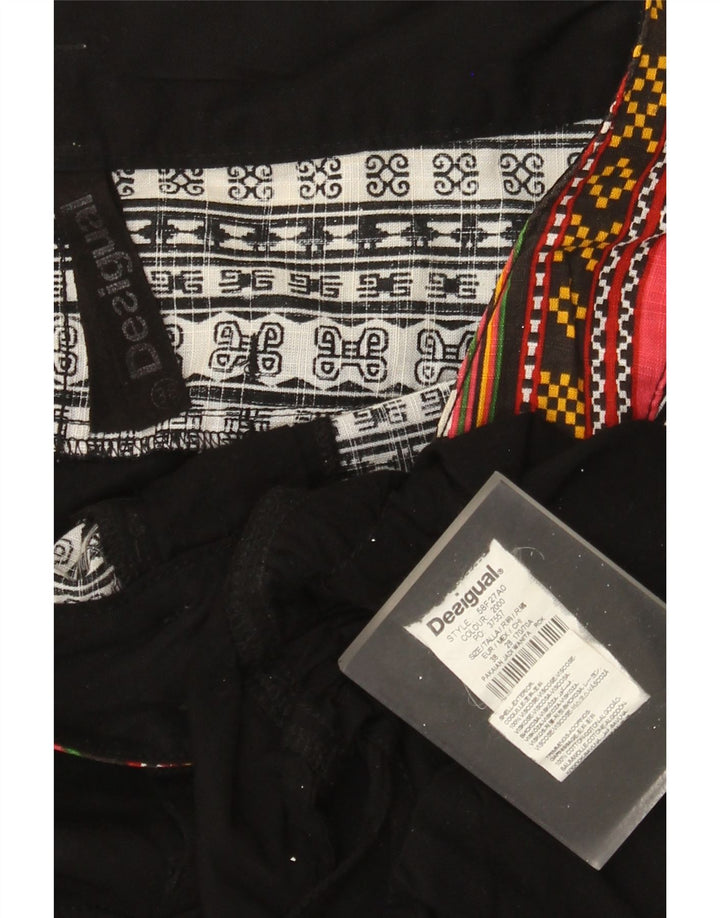 Fusta model A-Line Desigual pentru femei EU 38 Medium W30 Black Patchwork