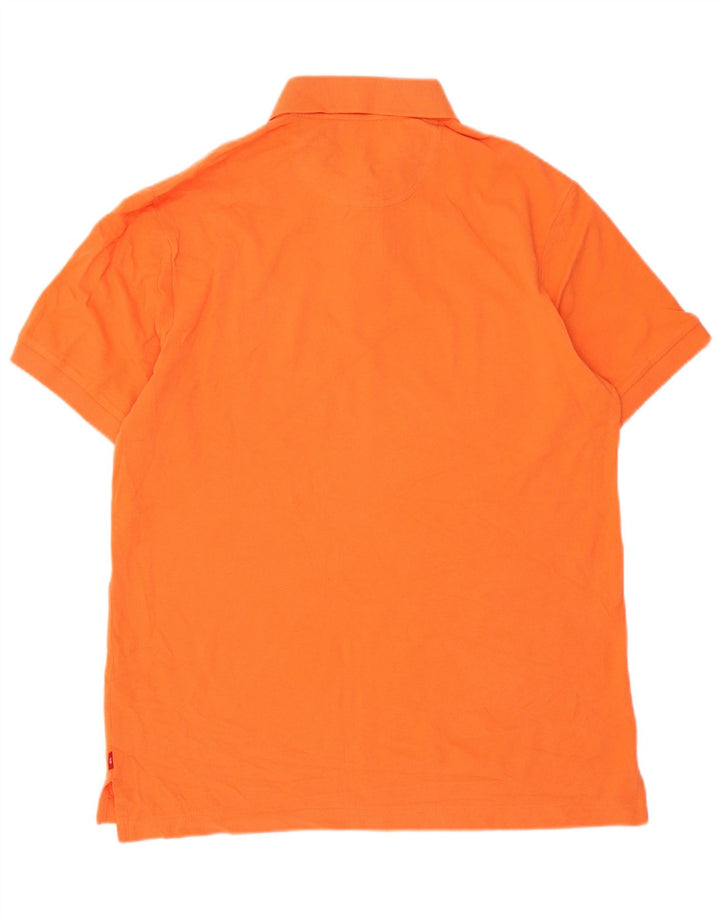 Tricou polo IZOD pentru bărbați, bumbac portocaliu mediu