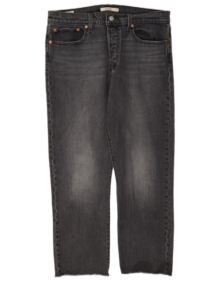 Blugi Levi's Wedgie Straight pentru femei W31 L26 bumbac gri