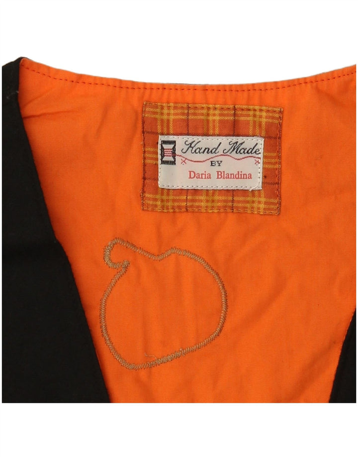 Vestă cu grafică pentru femei VINTAGE UK 12 Medium Black