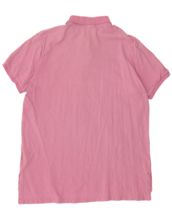 Cămașă polo Polo Ralph Lauren pentru bărbați XL bumbac roz
