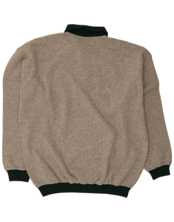 Pierre Cardin Pulover cu gât polo pentru bărbați IT 54 XL Lână color bloc gri