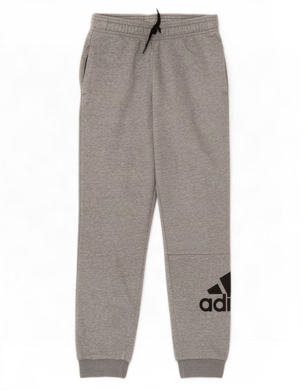 Pantaloni de trening cu grafică Adidas pentru băieți Pantaloni de jogging 9-10 ani, gri pete