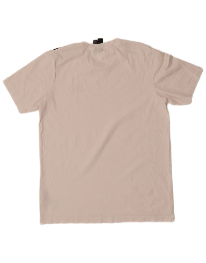 Tricou pentru bărbați Adidas Top mic, alb, bumbac