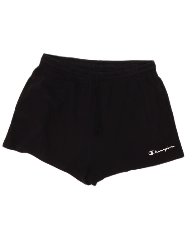 Pantaloni scurți sport Champion pentru femei UK 18 XL, bumbac negru