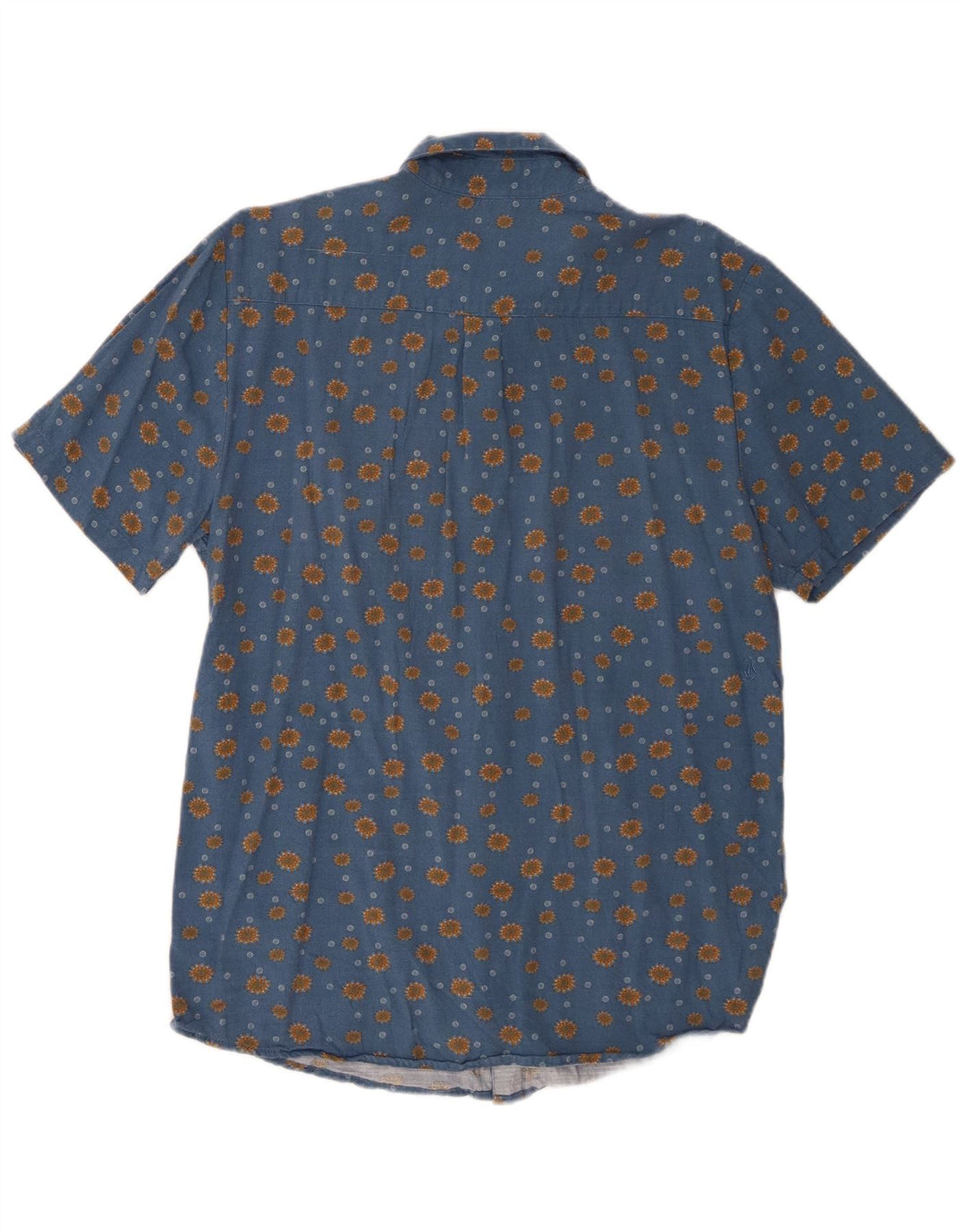 Cămașă cu mânecă scurtă pentru bărbați Volcom Modern Fit, mare, albastru, bumbac