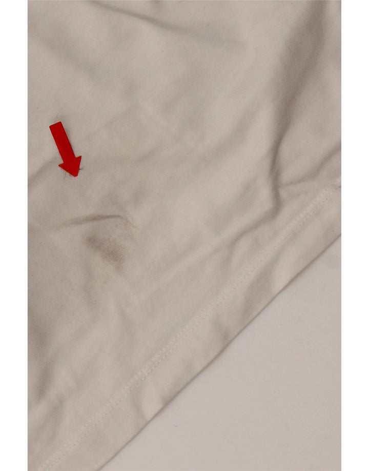 Tricou pentru bărbați Timberland Slim Fit Top mare din bumbac alb