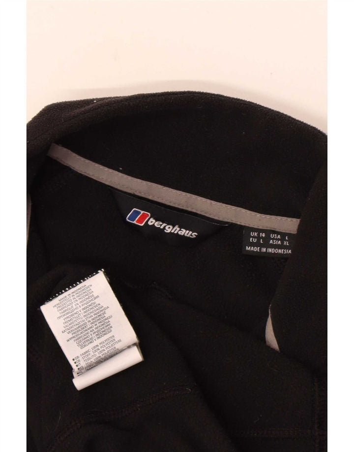 Jachetă fleece pentru femei Berghaus UK 14, mare, negru, poliester
