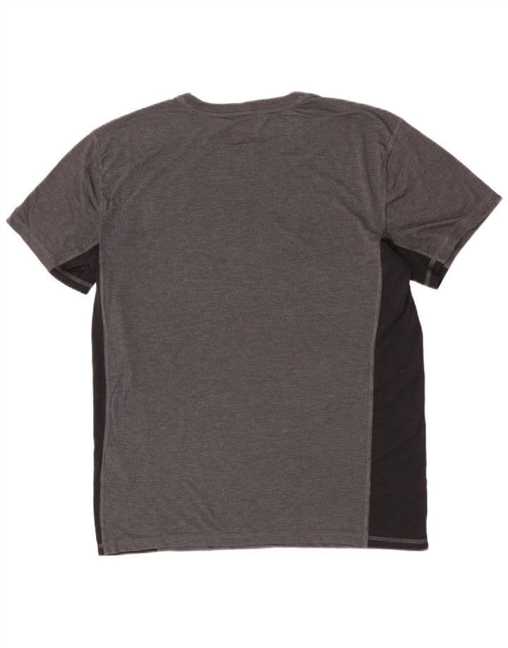 Tricou Carhartt pentru bărbați, cu croiala relaxată, top, gri mediu, poliester color bloc