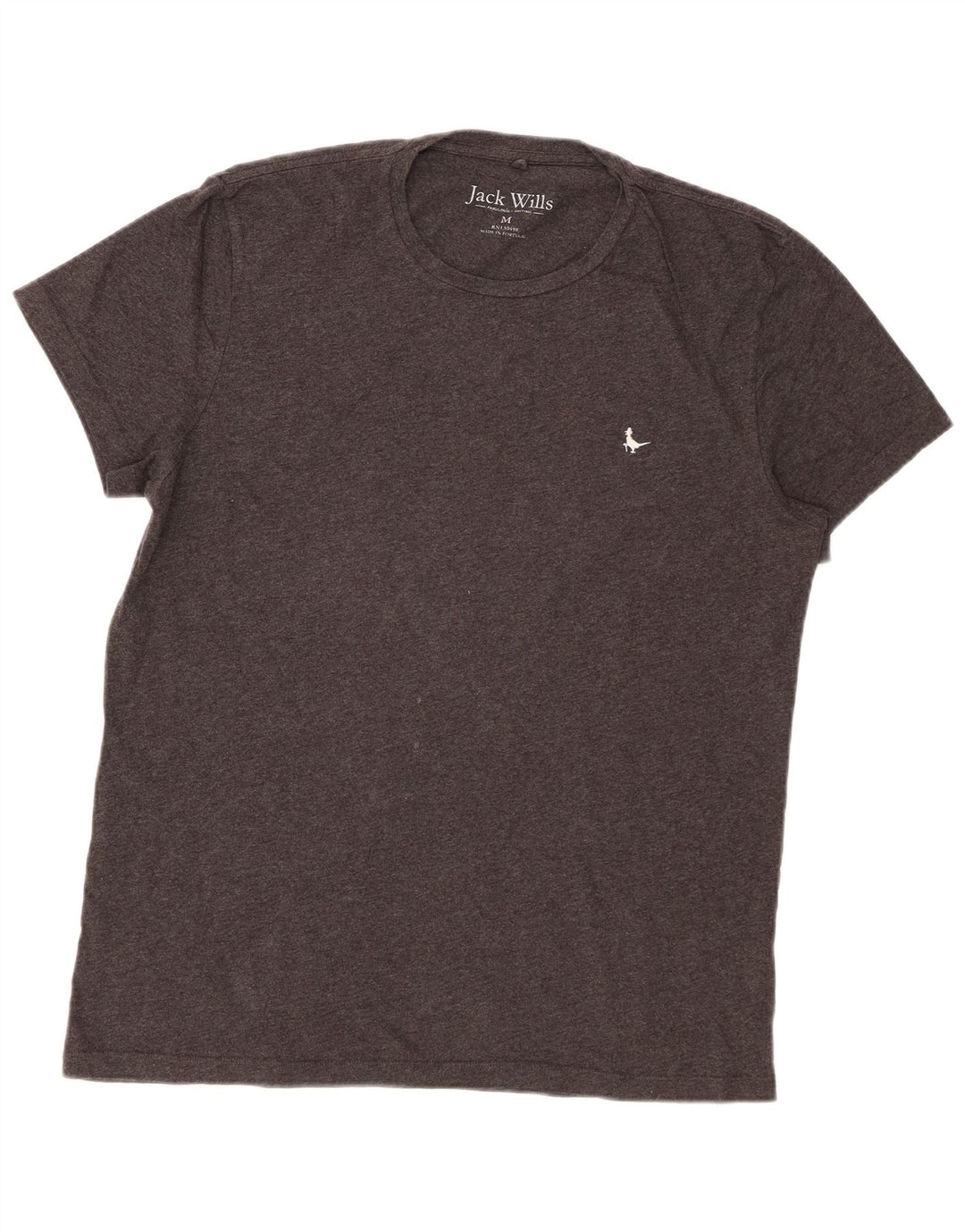 Tricou Jack Wills pentru bărbați Top din bumbac gri mediu