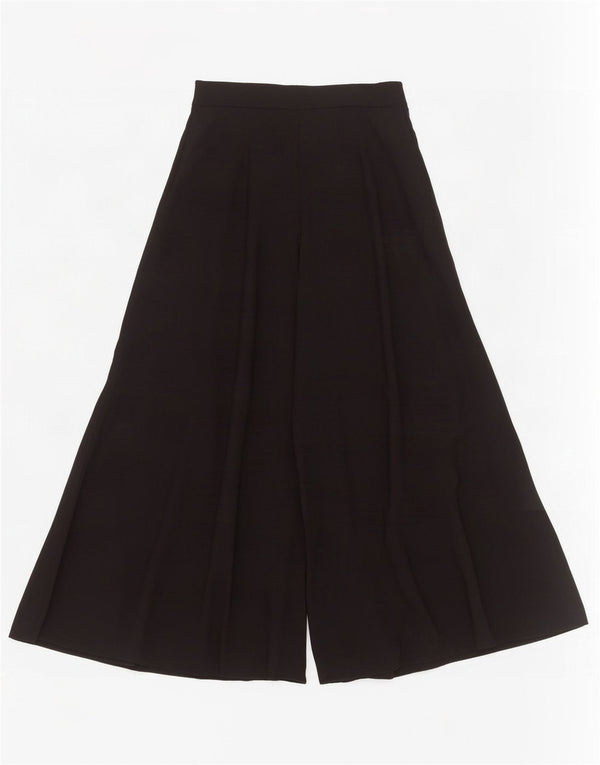 Pantaloni casual evazați pentru femei cu talie înaltă Zara Mici L26 L26 Poliester negru