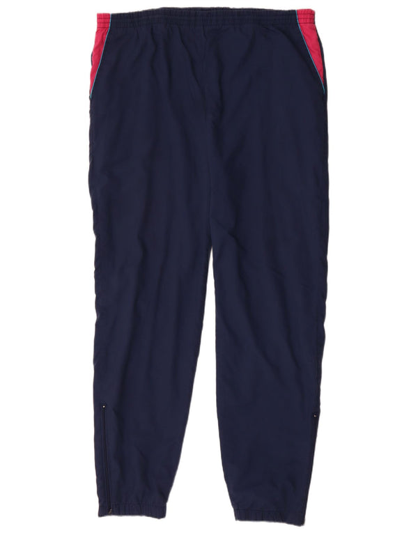 VINTAGE Pantaloni de trening pentru bărbați Pantaloni de jogging XL Bleumarin Colorblock