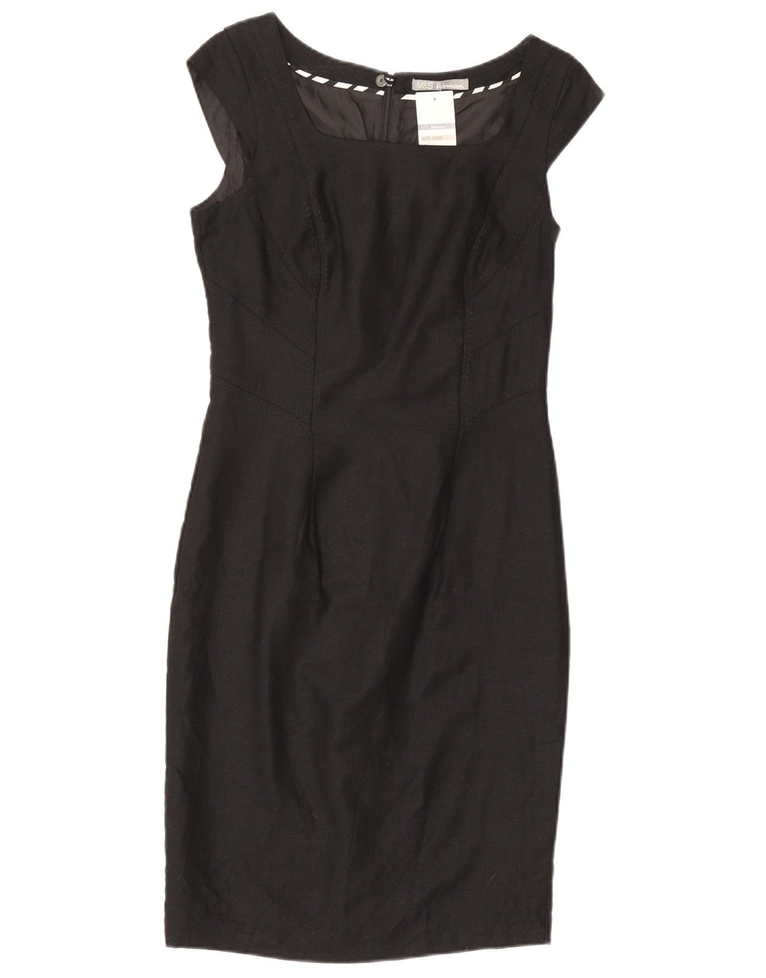 MARKS & SPENCER Rochie teacă pentru femei UK 8 Mic in negru