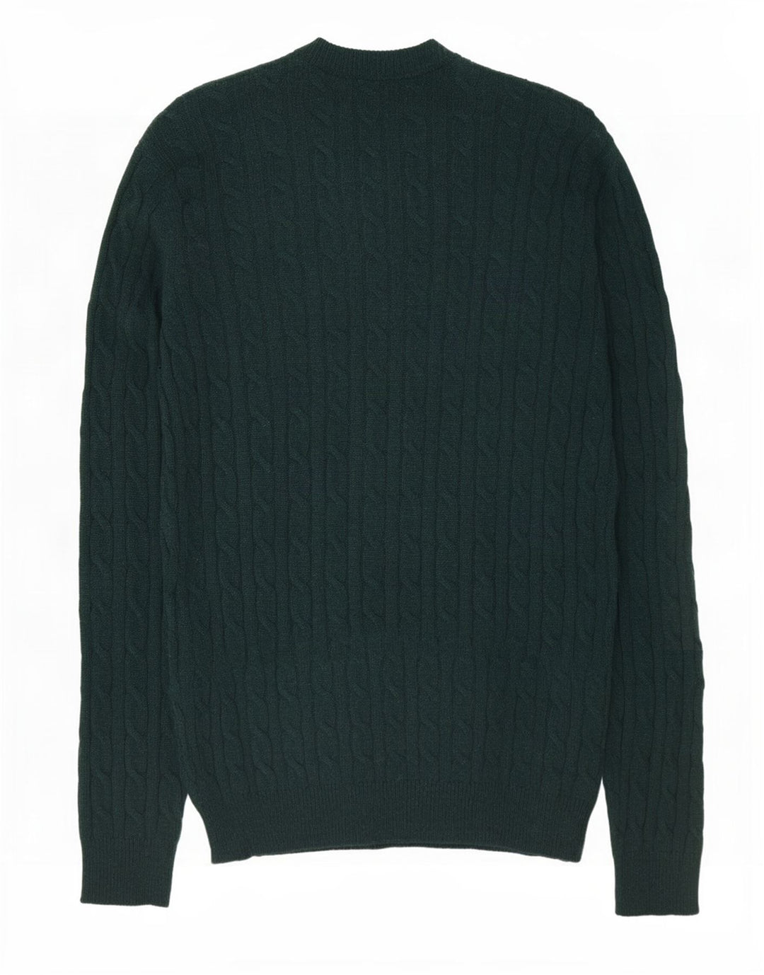 Pulover Jack Wills pentru bărbați cu gât roșu, lână verde mare
