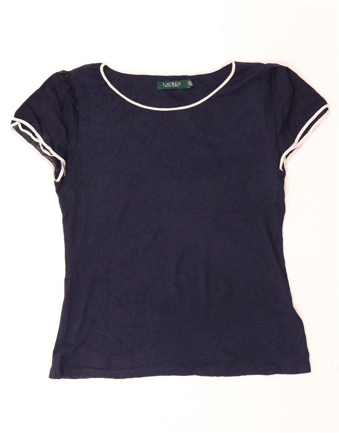 Tricou pentru femei Ralph Lauren, UK 14, mare, albastru, bumbac