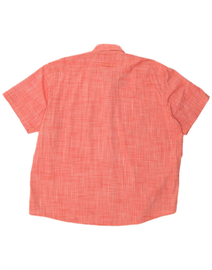 Cămașă cu mânecă scurtă pentru bărbați CAMEL ACTIVE, bumbac roșu 2XL