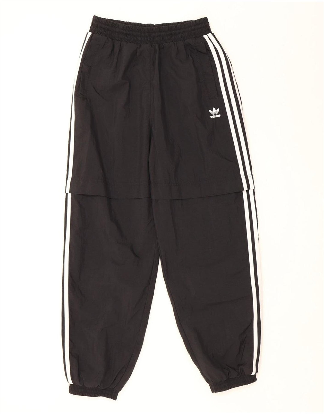 Pantaloni de trening pentru femei ADIDAS Joggeri UK 12 Poliamidă neagră medie