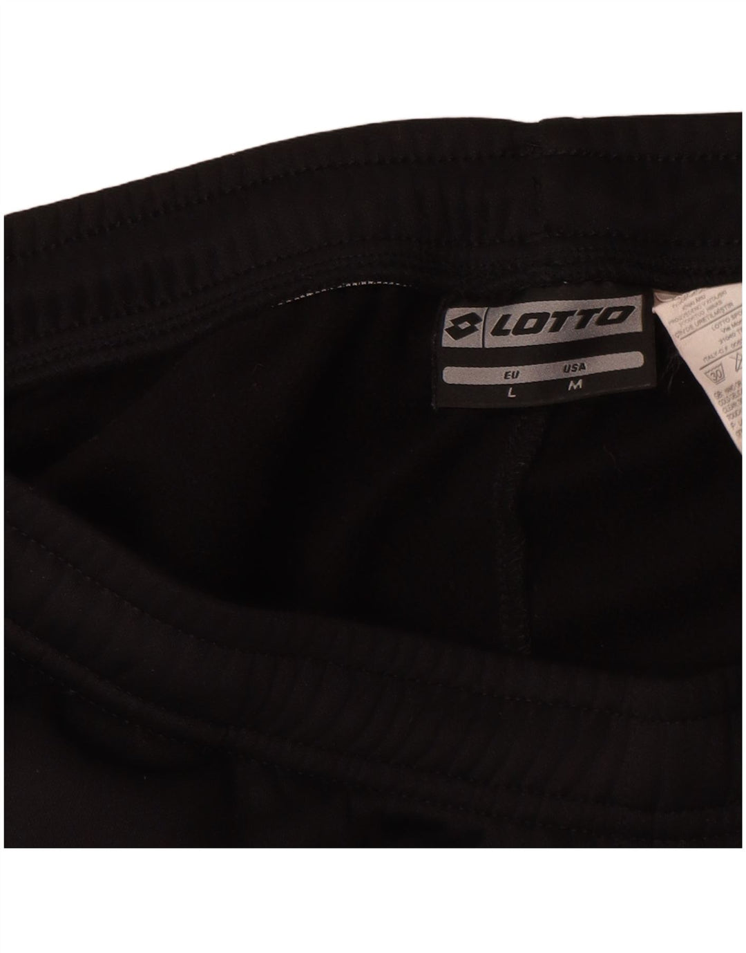 Pantaloni de trening pentru bărbați Lotto Joggeri Poliester mediu negru