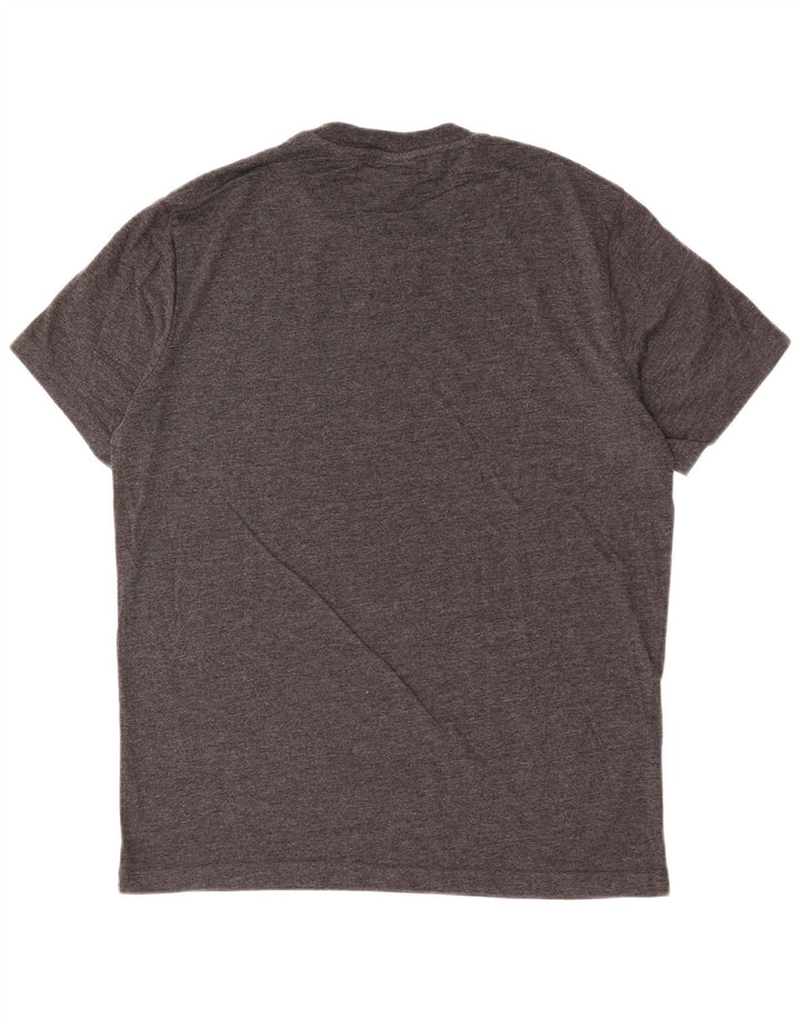 Tricou grafic pentru bărbați CHAMPION Top mediu negru cu pete