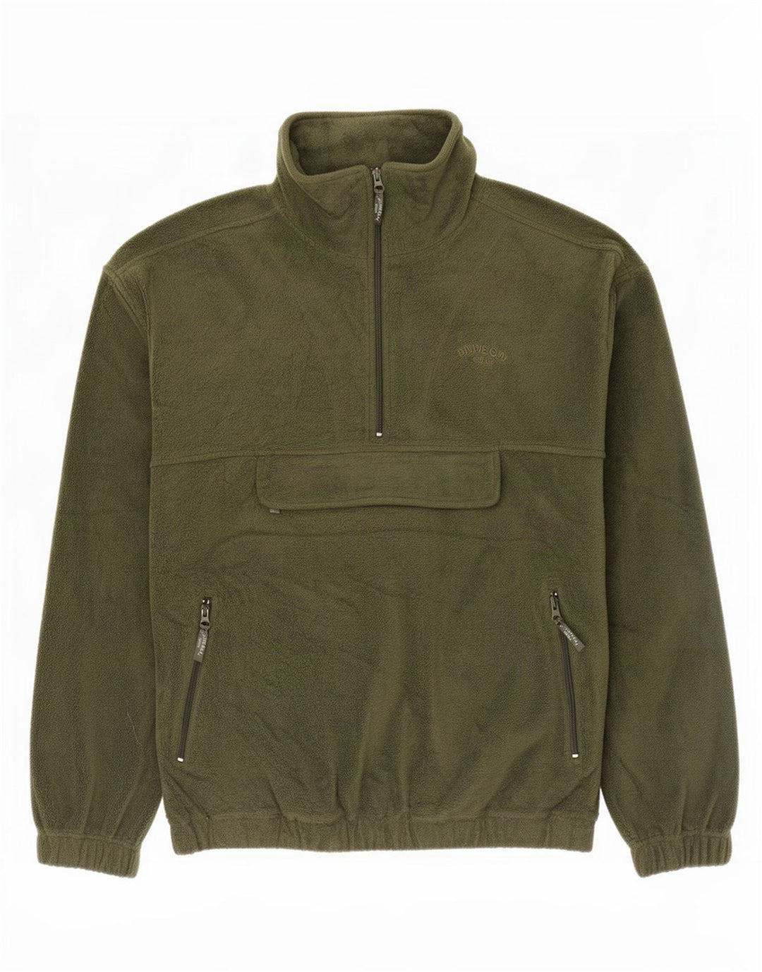 Pulover Vintage Anorak pentru bărbați din lână, mare, kaki, poliester