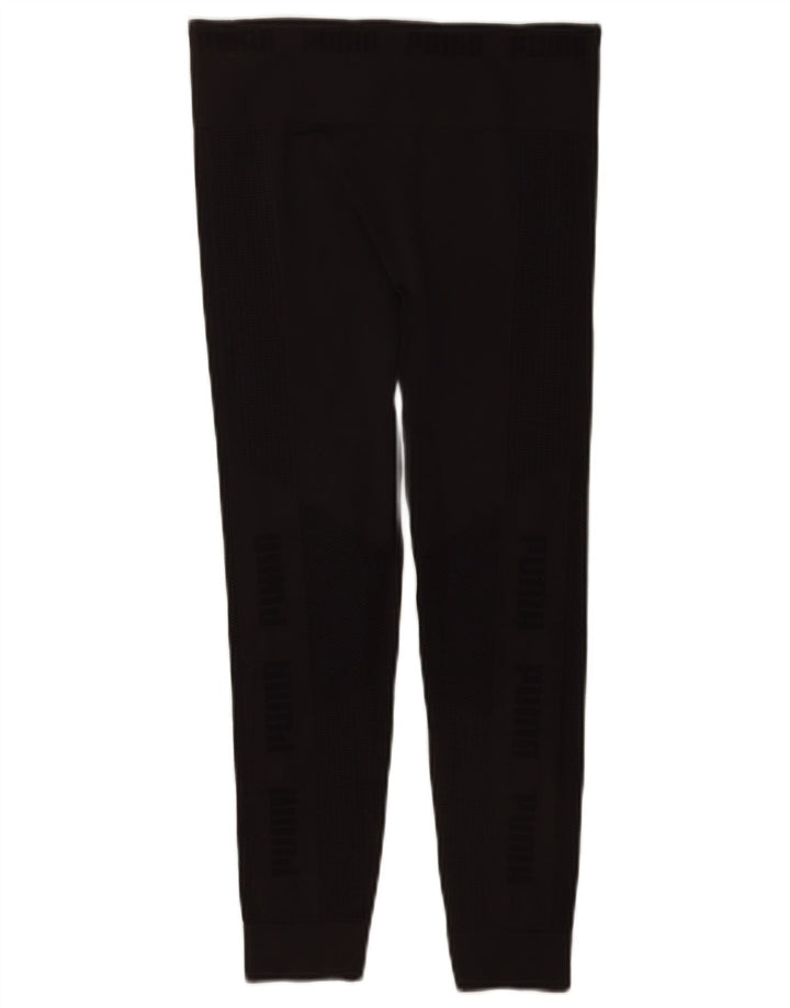 Leggings grafic Puma pentru femei UK 8 Small Black