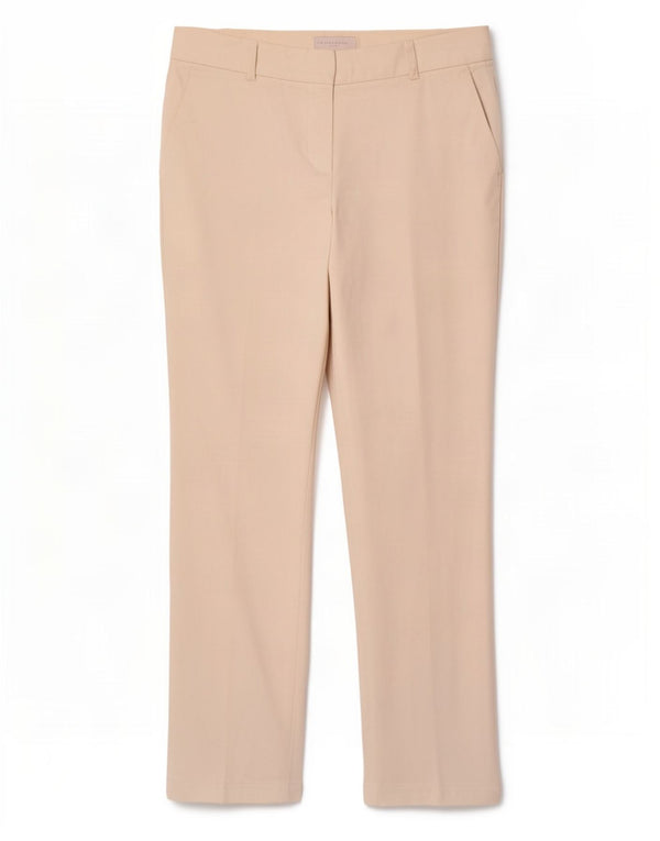 The White Company Pantaloni chino crop subțiri pentru femei UK 8 Small W28 L25 Off
