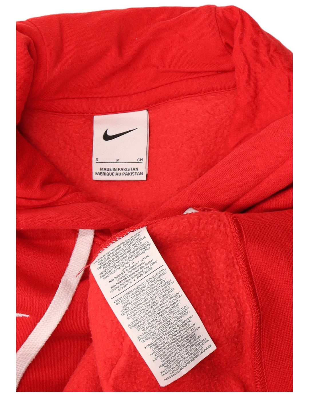 Pulover Nike pentru bărbați, bumbac roșu mic