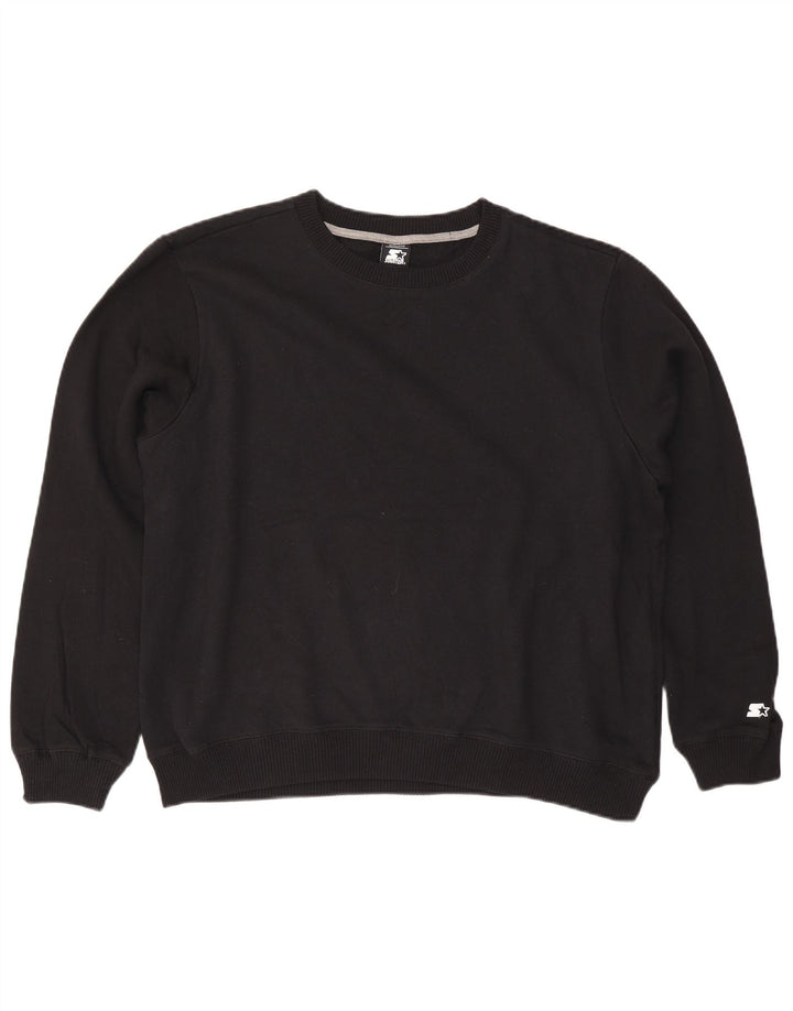 STARTER Pulover supradimensionat pentru femei UK 18 XL Bumbac negru