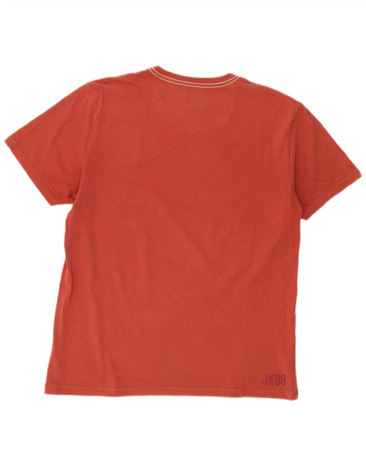 Tricou grafic pentru bărbați Fat Face Top Bumbac roșu mediu