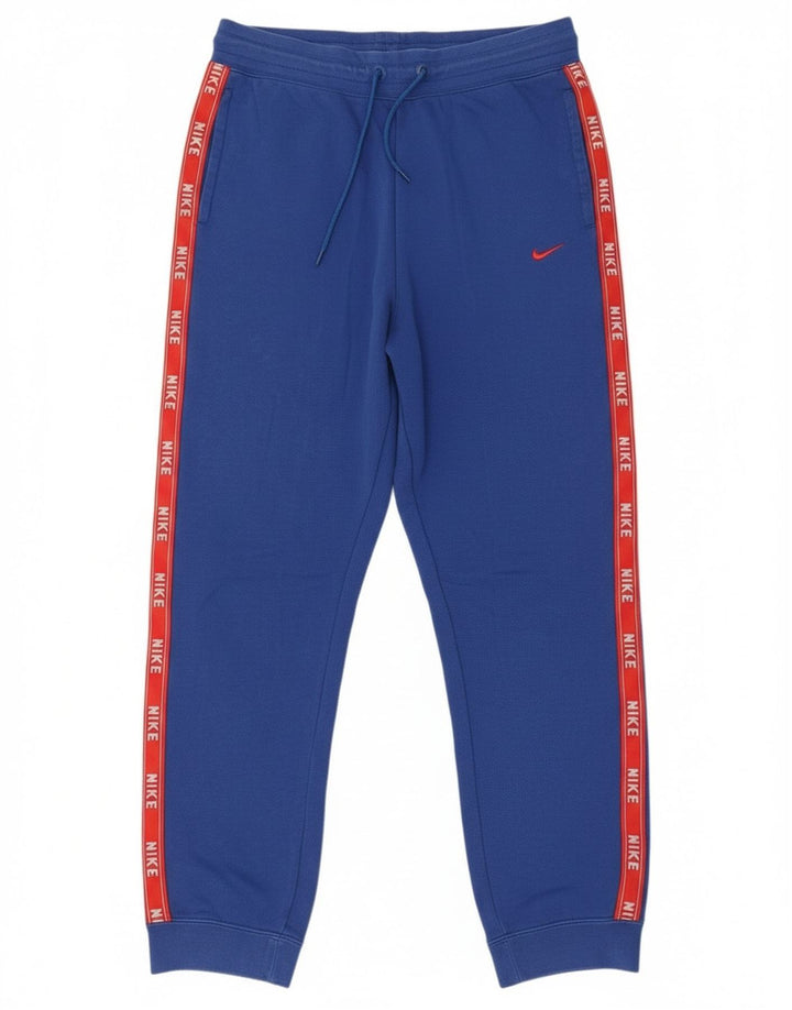 Pantaloni de trening grafic Nike pentru bărbați Pantaloni de jogging, albastru mediu, color block