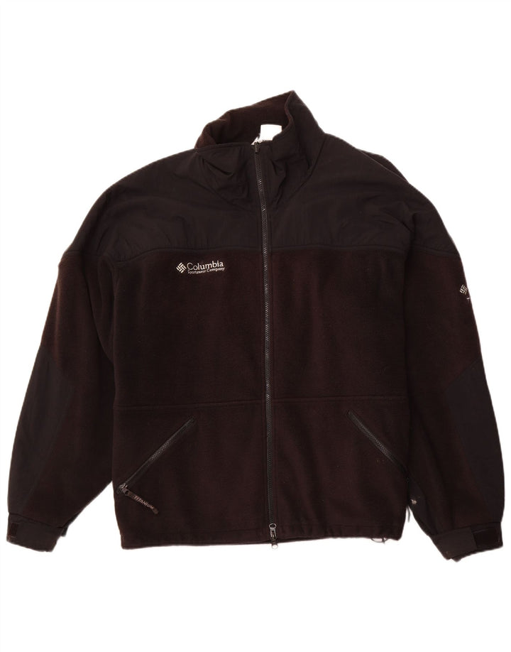 Jachetă fleece Columbia pentru bărbați UK 42 XL poliester negru