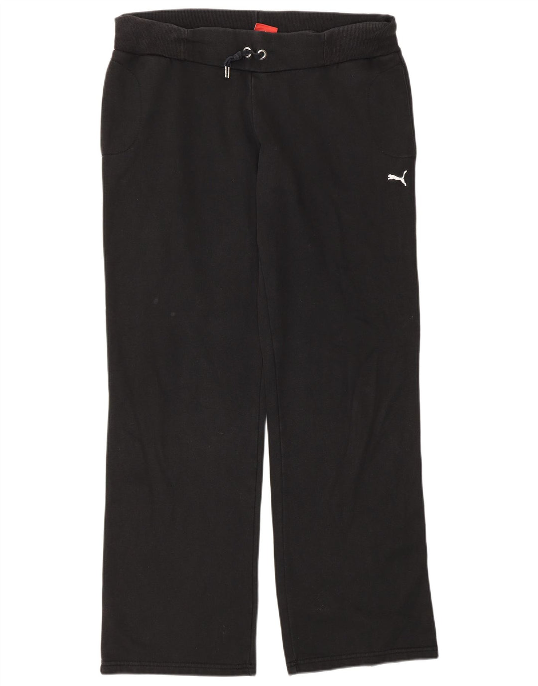 Pantaloni de trening Puma pentru femei UK 12, bumbac mediu negru