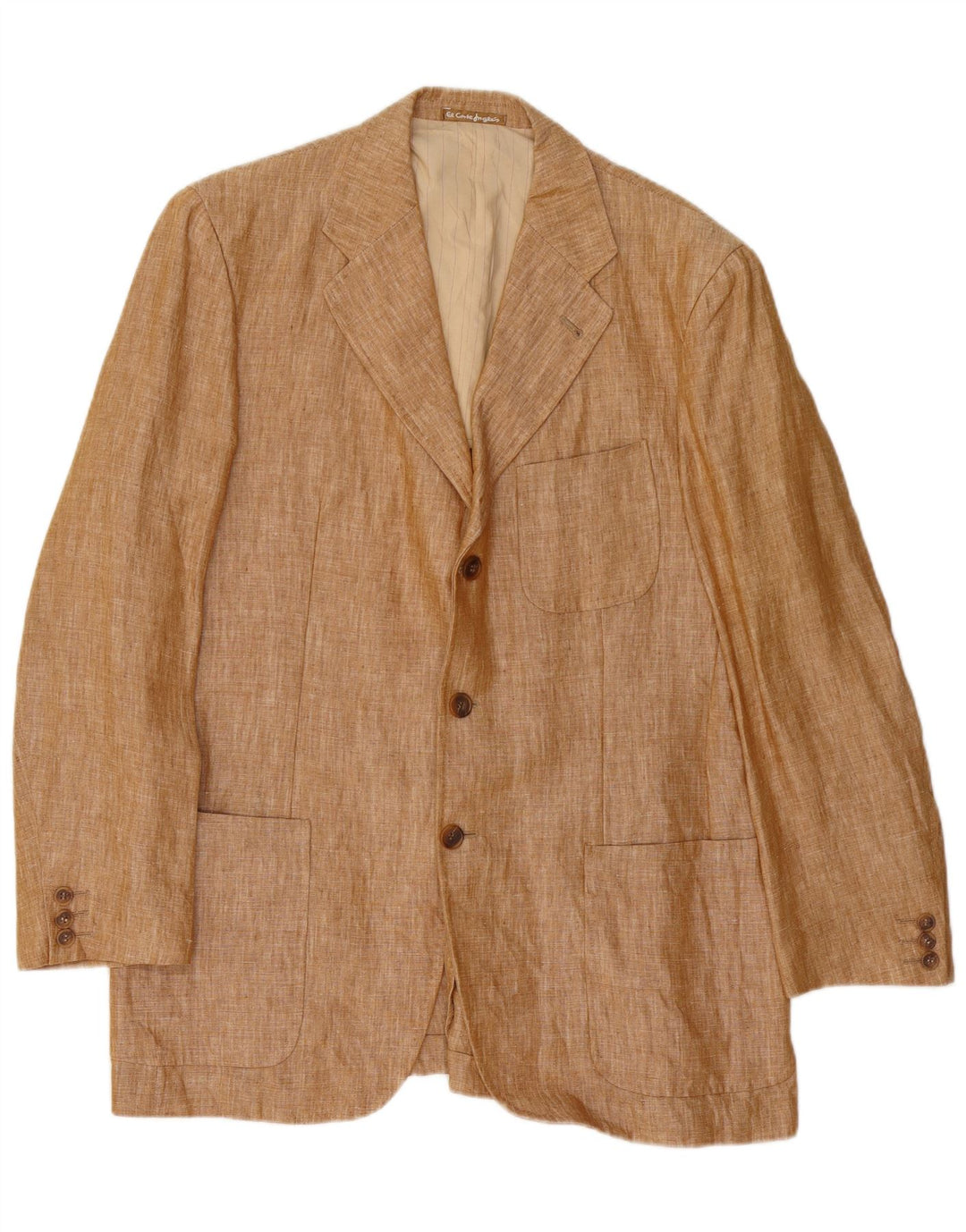 El Corte Ingles Jachetă Blazer pentru bărbați cu 3 nasturi IT 50 Maro Maro In