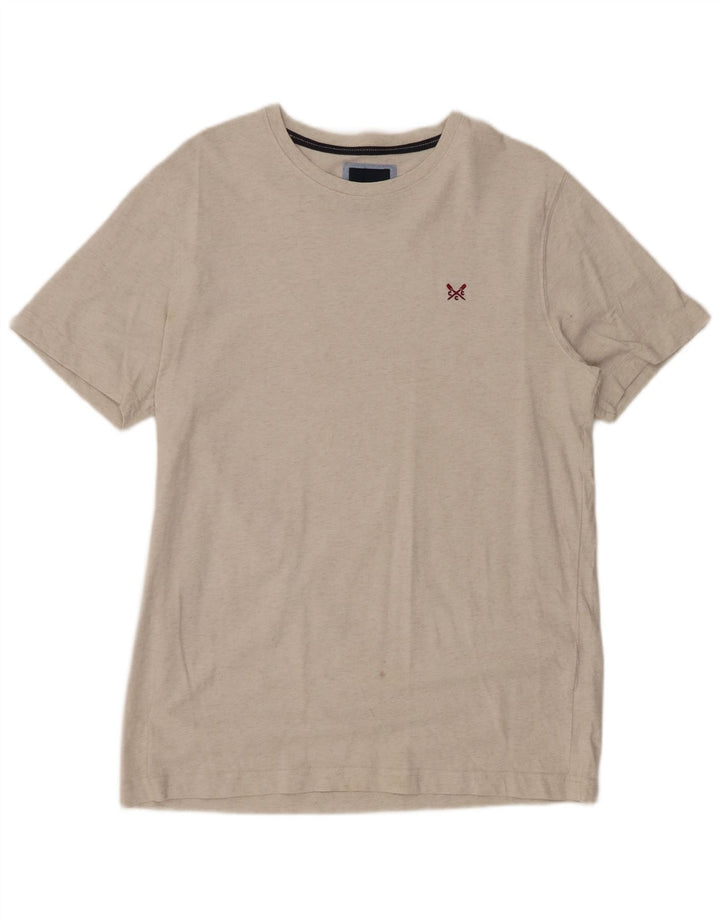 CREW CLOTHING Tricou pentru bărbați Top mare alb cu pete