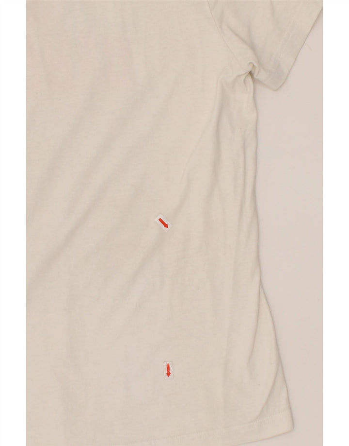 ADIDAS Mens Graphic T-Shirt Top Medium White Cotton Vintage Adidas and Second-Hand Adidas from Messina Hembry 