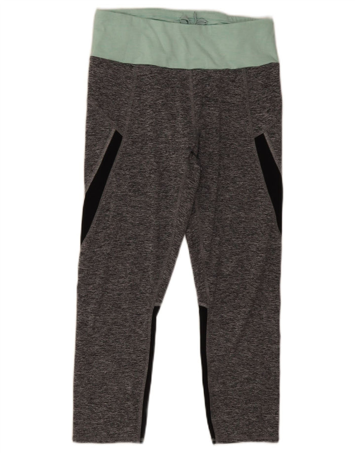 Leggings Capri pentru femei Marks & Spencer UK 12 Medium Gri Colorblock