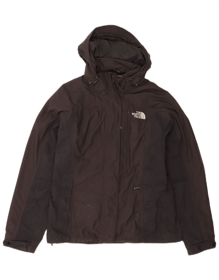 Jachetă de ploaie cu glugă The North Face pentru femei UK 12 Medium Black Nylon