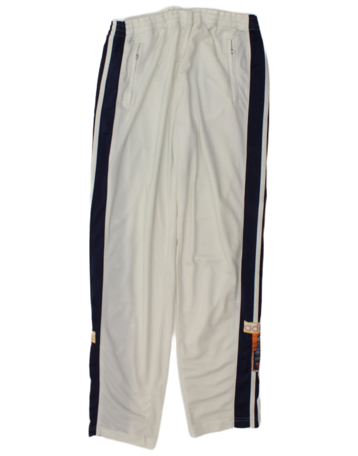 Pantaloni de trening grafic pentru bărbați Adidas 2XL, alb, bloc de culoare