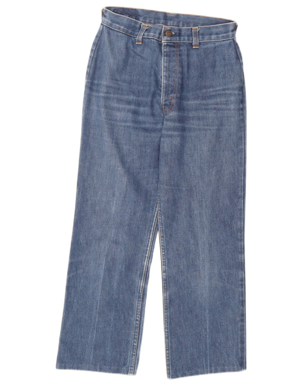 Blugi drepti pentru femei cu talie înaltă Levi's UK 12 Medium L26 L24 Albastru