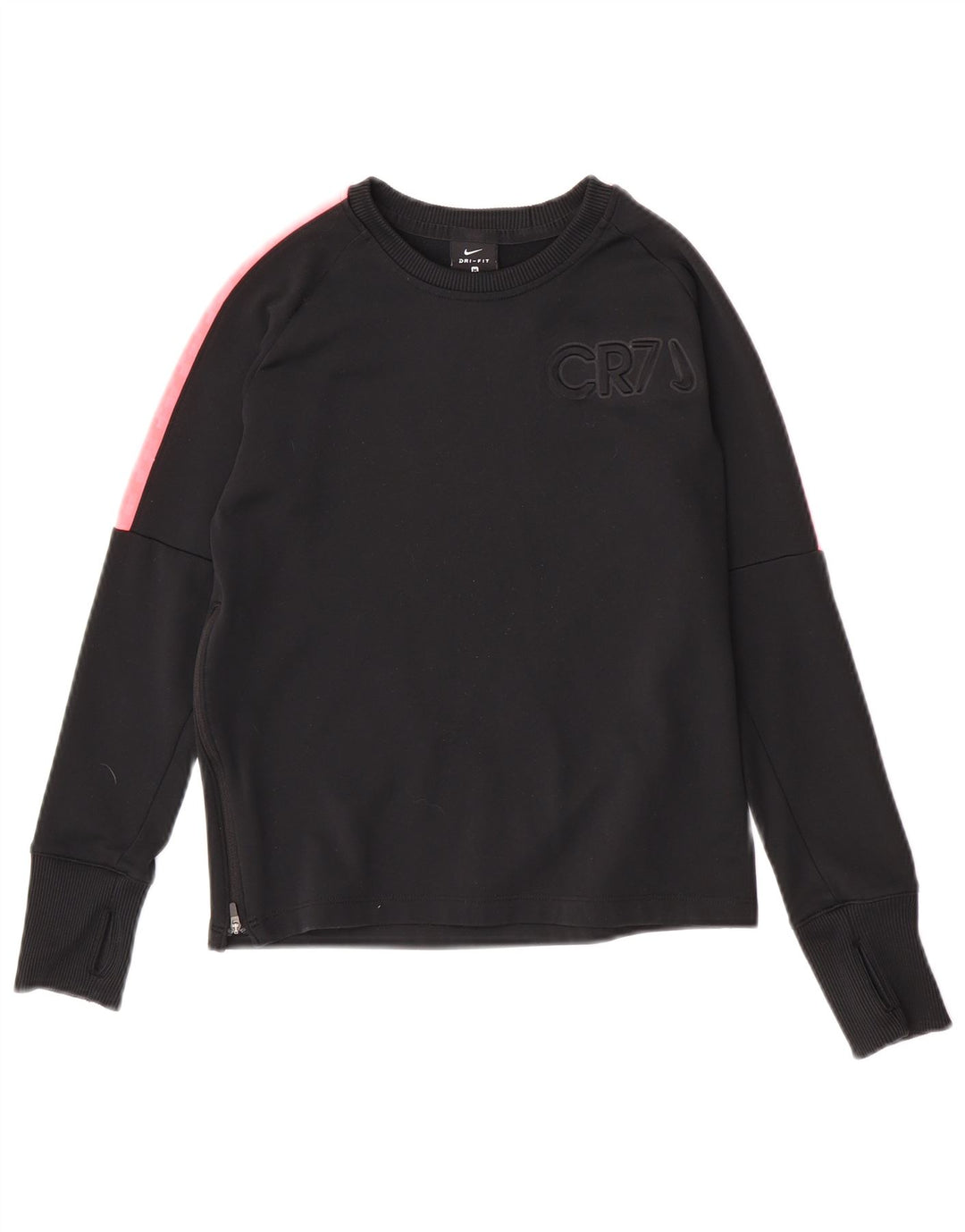 Pulover Nike Dri Fit Graphic pentru băieți, 10-11 ani, mediu negru