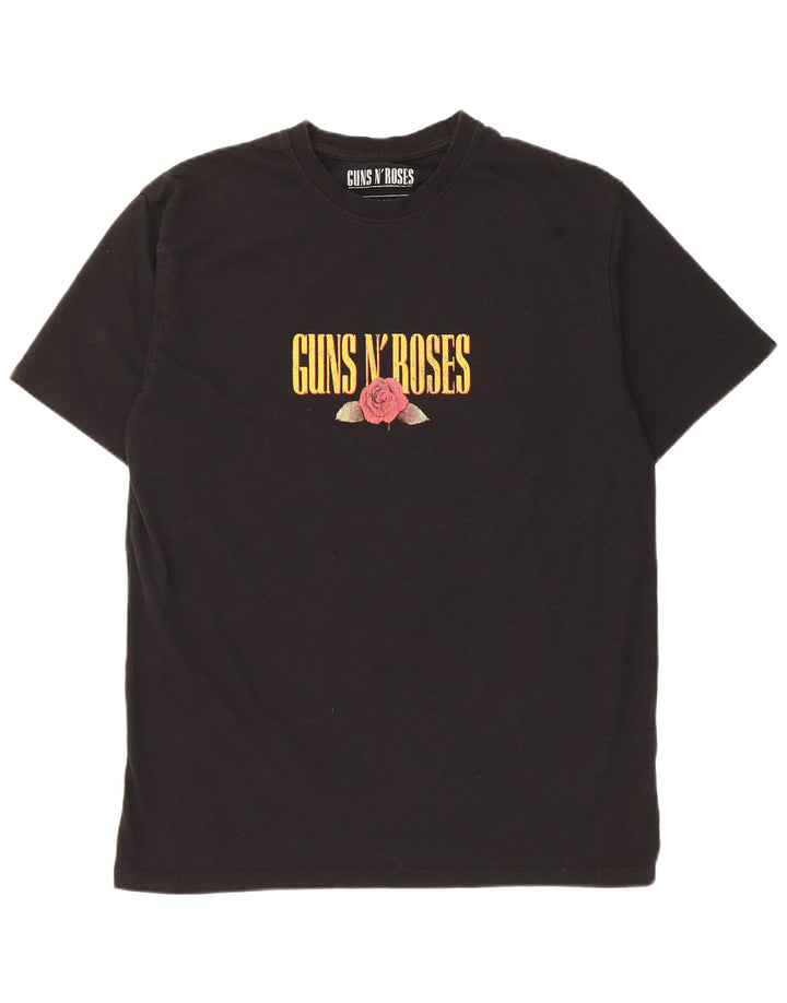 Tricou grafic pentru bărbați Pull & Bear Top Mediu Negru Poliester