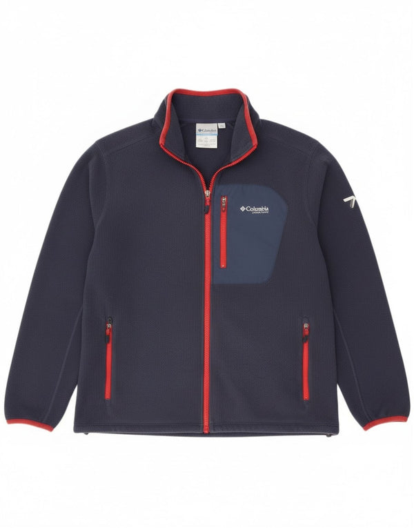 Jachetă Columbia Titanium Fleece pentru bărbați UK 42 XL Bleumarin Poliester