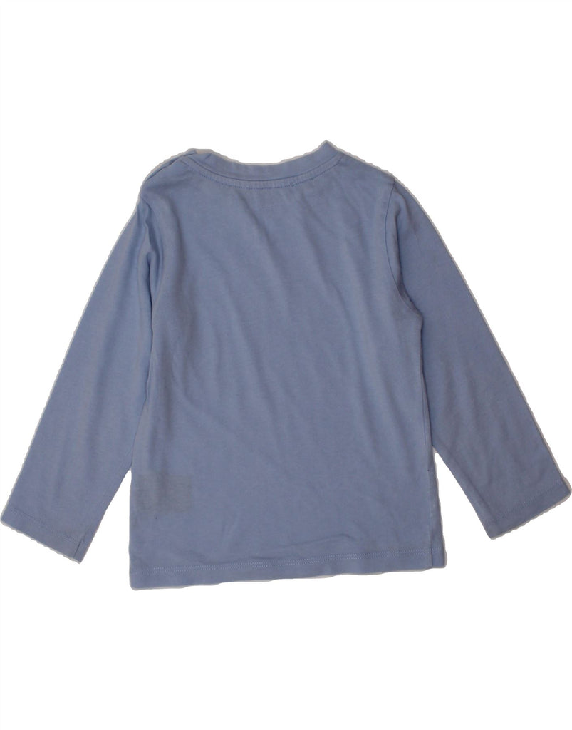 BALMAIN Baby Girls Graphic Top Long Sleeve 18-24 Months Blue Cotton Vintage Balmain and Second-Hand Balmain from Messina Hembry 